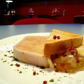 La tranche de foie gras de canard