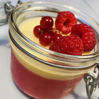 La Panacotta aux fruits rouges